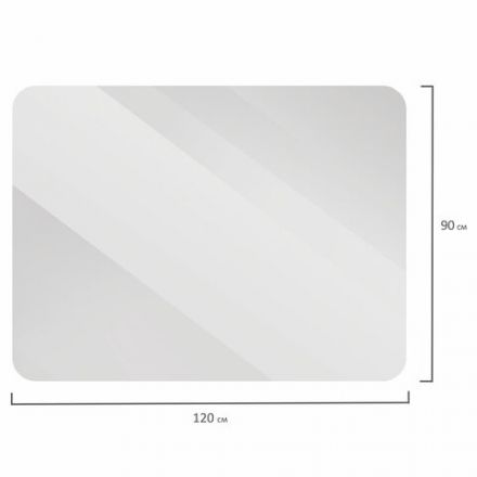 Коврик защитный напольный BRABIX, поликарбонат, 90х120 см, глянец, толщина 0,8 мм, рулон в коробе, 608711, 1008091200 Коврик защитный напольный BRABIX, поликарбонат, 90х120 см, глянец, толщина 0,8 мм, рулон в коробе, 608711, 1008091200