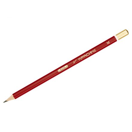 Карандаш ч/г Красин "1926" М (В),  КЕДР,  шестигранный, заточен.
