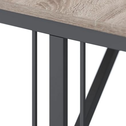 Брифинг Комус Мебель К-Loft Director 241B001 1200х800х752 сонома темн/черн