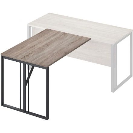 Брифинг Комус Мебель К-Loft Director 241B001 1200х800х752 сонома темн/черн