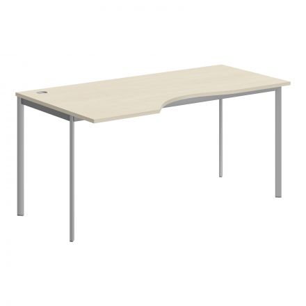 Стол эргономичный СА-1S(L) Клен*/Алюминий 1600х900х755 IMAGO-S Стол эргономичный СА-1S(L) Клен*/Алюминий 1600х900х755 IMAGO-S