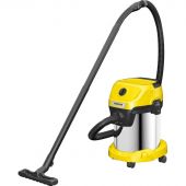 Пылесос Karcher WD 3 S V-17/4/20, желтый, сухая и валжная уборка