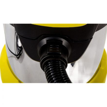 Пылесос Karcher WD 3 S V-17/4/20, желтый, сухая и валжная уборка Пылесос Karcher WD 3 S V-17/4/20, желтый, сухая и валжная уборка