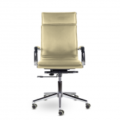 Кресло СН-301 Кайман Комфорт В хром Ср S-0415 (желто-бежевый) Кресло СН-301 Кайман Комфорт В хром Ср S-0415 (желто-бежевый)