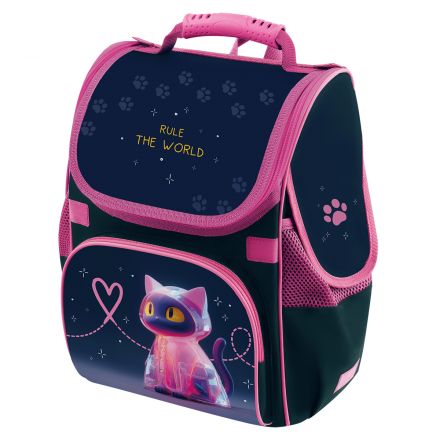 Ранец Först Junior "The Star Catl" 37*28*21см, 1 отделение, 3 кармана, анатомическая спинка Ранец Först Junior "The Star Catl" 37*28*21см, 1 отделение, 3 кармана, анатомическая спинка