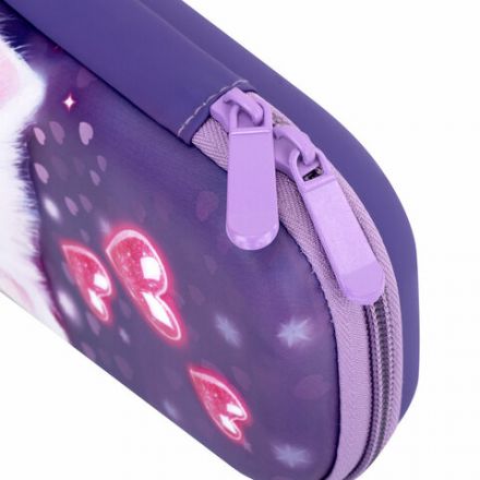 Пенал ЮНЛАНДИЯ, 1 отделение, 1 откидная планка, карман, EVA покрытие soft-touch, 22х10х5 см, "Cute cat", 273184 Пенал ЮНЛАНДИЯ, 1 отделение, 1 откидная планка, карман, EVA покрытие soft-touch, 22х10х5 см, "Cute cat", 273184
