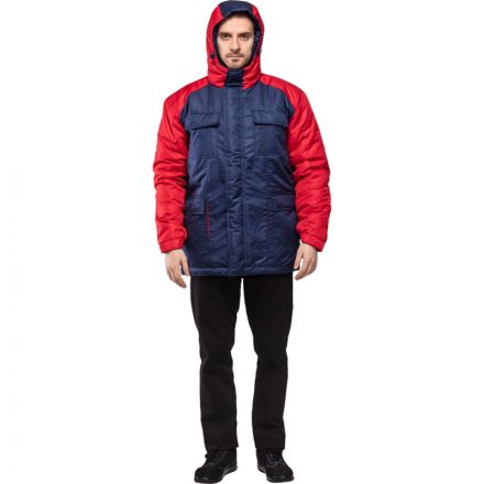 Куртка рабочая зимняя з41-КУ цв. синий/красный (р.48-50) 170-176 Куртка рабочая зимняя з41-КУ цв. синий/красный (р.48-50) 170-176