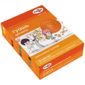 Гуашь Гамма "Оранжевое солнце", 12 цветов (10 классич.+золотой+серебряный), 20мл, картон. упаковка Гуашь Гамма "Оранжевое солнце", 12 цветов (10 классич.+золотой+серебряный), 20мл, картон. упаковка