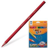 Карандаши цветные пластиковые BIC (Франция) "Evolution", 18 цветов, заточенные, в картонной упаковке с европодвесом, 829728, 9375173 Карандаши цветные пластиковые BIC (Франция) "Evolution", 18 цветов, заточенные, в картонной упаковке с европодвесом, 829728, 9375173