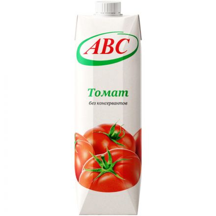 Сок АВС Томатный с сахаром и солью 1л