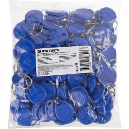 Брелок бесконтактный Bigtech Mifare Classic 1K, чтен,без ном син(100шт/уп) Брелок бесконтактный Bigtech Mifare Classic 1K, чтен,без ном син(100шт/уп)