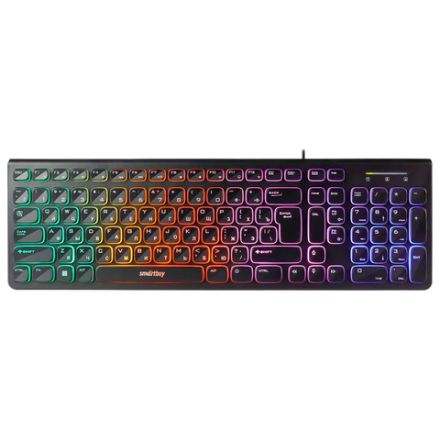 Клавиатура проводная с подсветкой SMARTBUY ONE 250, USB, 104 клавиши, черная, SBK-250U-K Клавиатура проводная с подсветкой SMARTBUY ONE 250, USB, 104 клавиши, черная, SBK-250U-K