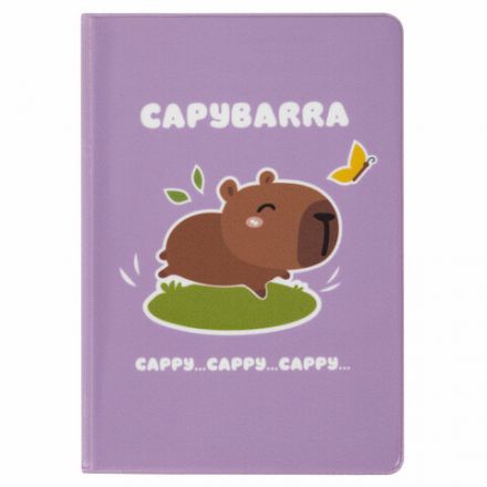 Обложка для паспорта "Cool Mix", два кармана, 10 дизайнов ассорти, цветной принт, ПВХ, STAFF, 238340