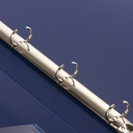 Папка на 4 кольцах, ширина 25 мм, BRAUBERG EXTRA, до 170 листов, СИНЯЯ, 0,7 мм, 270483 Папка на 4 кольцах, ширина 25 мм, BRAUBERG EXTRA, до 170 листов, СИНЯЯ, 0,7 мм, 270483