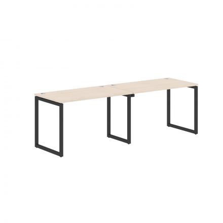 Стол 2-х местный XQWST 2470 Бук Тиара/Антрацит 2406х700х750 Стол 2-х местный XQWST 2470 Бук Тиара/Антрацит 2406х700х750