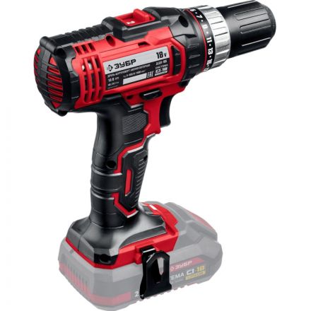 Дрель-шуруповерт аккумуляторная ЗУБР 18В, 40Нм, без АКБ (ДШЛ-185) Дрель-шуруповерт аккумуляторная ЗУБР 18В, 40Нм, без АКБ (ДШЛ-185)