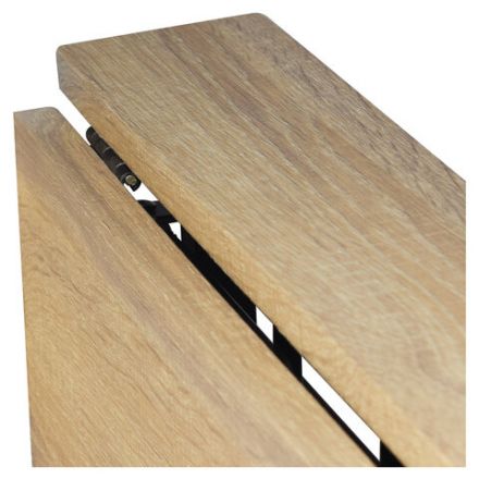 Стол на металлокаркасе BRABIX "LOFT CD-001", 800х440х740 мм, складной, цвет дуб натуральный, 641211 Стол на металлокаркасе BRABIX "LOFT CD-001", 800х440х740 мм, складной, цвет дуб натуральный, 641211