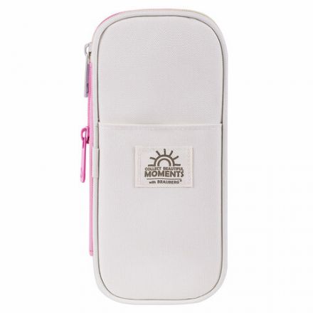 Пенал-трансформер BRAUBERG, полиэстер, 22х10х3 см, "Crystal rose", 271563