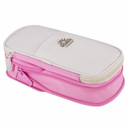 Пенал-трансформер BRAUBERG, полиэстер, 22х10х3 см, "Crystal rose", 271563
