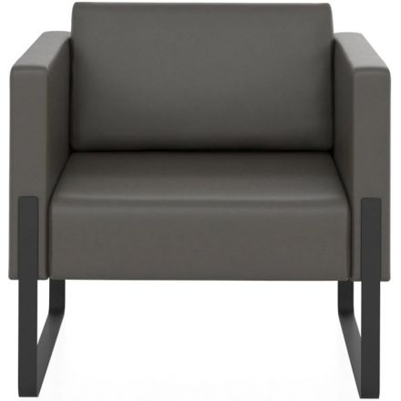 Кресло EF_Тренд серый к/з Euroline 995