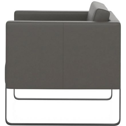 Кресло EF_Тренд серый к/з Euroline 995