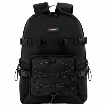 Рюкзак HEIKKI CHALLENGE (ХЕЙКИ) универсальный, карман для ноутбука, "Flex", черный, 45х32х17 см, 272579 Рюкзак HEIKKI CHALLENGE (ХЕЙКИ) универсальный, карман для ноутбука, "Flex", черный, 45х32х17 см, 272579