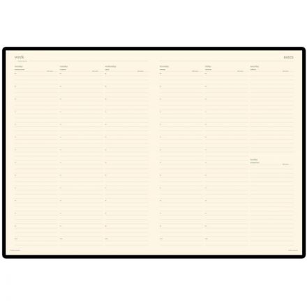 Еженедельник недатированный синий,A4,222х302мм,128 стр.,Br.V.PROFY 3-098/01