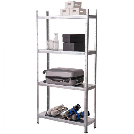 Стеллаж металлический FL_HIT 4 полки (912х300х1824) оцинкованный