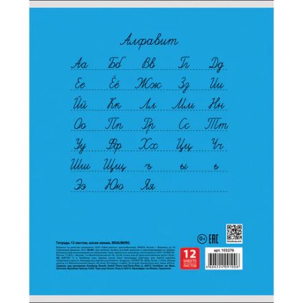 Тетрадь 12 л. BRAUBERG КЛАССИКА, косая линия, обложка картон, АССОРТИ (5 видов), 103276 Тетрадь 12 л. BRAUBERG КЛАССИКА, косая линия, обложка картон, АССОРТИ (5 видов), 103276
