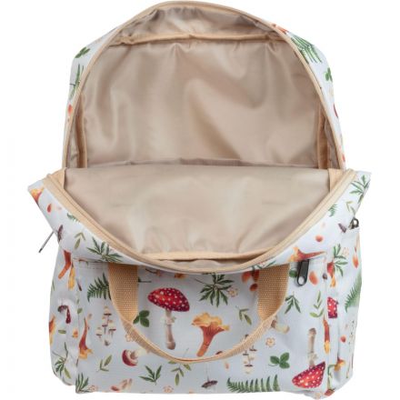 Рюкзак Квадро Грибы, светлый, 1 отд., 3 кармана,37х28х13 Рюкзак Квадро Грибы, светлый, 1 отд., 3 кармана,37х28х13
