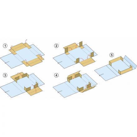 Папка архивная складная ATTACHE,70мм,красн Папка архивная складная ATTACHE,70мм,красн
