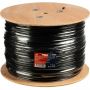 Кабель BigTech BT-CECR-008 медьUTP 4пары кат.5e AWG24 PE Outd.трос 305м чер