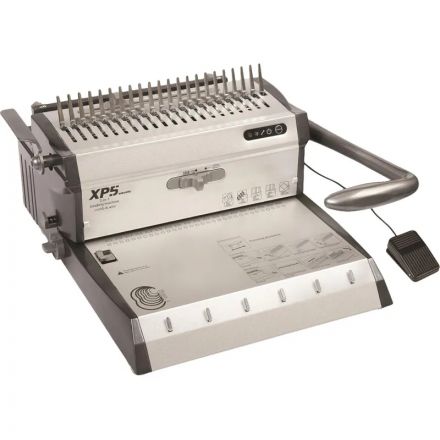 Брошюровщик Gladwork XP5, А4, пл. (25/450л.) и мет. пруж (20/135л.), эл-ий
