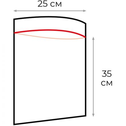 Пакет с замком (Zip Lock) 25x35 см., 35мкм, 100 шт/ ЭКОНОМ Пакет с замком (Zip Lock) 25x35 см., 35мкм, 100 шт/ ЭКОНОМ