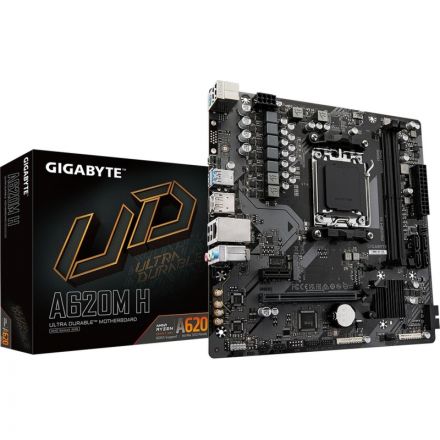 Материнская плата GIGABYTE A620M H, AM5, A620, 2xDDR5 mATX Материнская плата GIGABYTE A620M H, AM5, A620, 2xDDR5 mATX