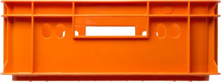 Ящик 600х400х150 мороз. с перфорацией  оранжевый