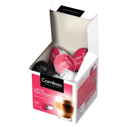 Кофе в капсулах COFFESSO "Latte Macchiato" для кофемашин Dolce Gusto, 8 порций, 102151 Кофе в капсулах COFFESSO "Latte Macchiato" для кофемашин Dolce Gusto, 8 порций, 102151