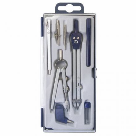 Готовальня BRAUBERG "Student Oxford", 8 предметов: наполнение-1, пенал с подвесом, 210350 Готовальня BRAUBERG "Student Oxford", 8 предметов: наполнение-1, пенал с подвесом, 210350