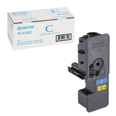 Тонер-картридж KYOCERA (TK-5220C) ECOSYS P5021cdn/cdw/M5521cdn/cdw, голубой, ресурс 1200 стр., оригинальный, 1T02R9CNL1 Тонер-картридж KYOCERA (TK-5220C) ECOSYS P5021cdn/cdw/M5521cdn/cdw, голубой, ресурс 1200 стр., оригинальный, 1T02R9CNL1