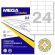 Этикетки самоклеящиеся ProMega label basic 70x37 мм 24 штуки на листе белые (100 листов в упаковке)