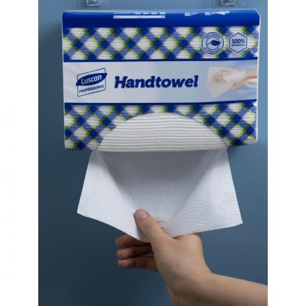 Полотенца бумажные для диспенсеров Luscan Professional 2-слойные белые 200 листов