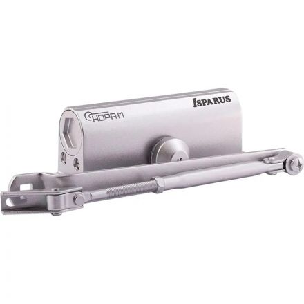 Доводчик ISPARUS 430 (от 50 до 110кг) (сереб.) (шт.) Доводчик ISPARUS 430 (от 50 до 110кг) (сереб.) (шт.)