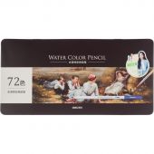 Карандаши акварельные Deli липа 72 цв/наб мет.кор. 6524 Карандаши акварельные Deli липа 72 цв/наб мет.кор. 6524