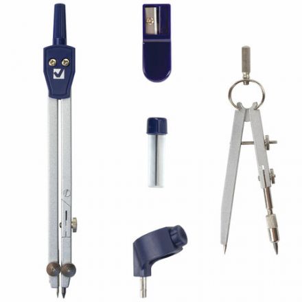 Готовальня BRAUBERG "Student Oxford", 5 предметов циркуль + кронциркуль, держатель, грифель, точилка, 210338 Готовальня BRAUBERG "Student Oxford", 5 предметов циркуль + кронциркуль, держатель, грифель, точилка, 210338