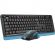 Набор клавиатура+мышь A4Tech Fstyler FG1035 NAVY BLUE USB беспров.чер/син