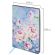 Блокнот А5 (143x210 мм), BRAUBERG VISTA "Pink flowers", под кожу, гибкий, срез фольга, 80 л., 112075