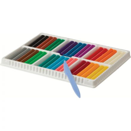 Пластилин восковой Луч Фантазия 18 цветов 315 г со стеком Пластилин восковой Луч Фантазия 18 цветов 315 г со стеком