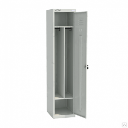 Шкаф для одежды металлический ШРС 11-400 (1850x300x500 мм) с перегородкой