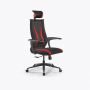 Кресло SynchroSit 10 B2-170U - T+UMF(SY271)+Extra /Kb38/Wh09/U0mL-b/H13mL-Pf-1DF(M20.B11.G19.W02) Черн-Крас