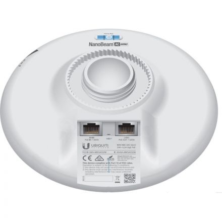 Точка доступа Ubiquiti NanoBeam 5AC Gen 2 (NBE-5AC-Gen2) 5 ГГц, PtP/PtMP Точка доступа Ubiquiti NanoBeam 5AC Gen 2 (NBE-5AC-Gen2) 5 ГГц, PtP/PtMP